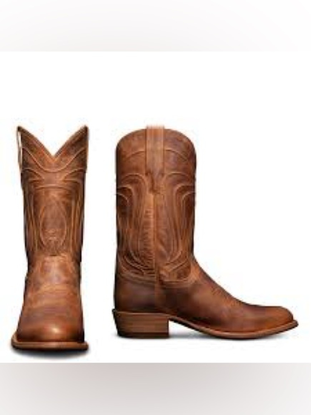 Tecovas The Cartwright Mens SZ 11.5 EE Scotch Goat Leather Cowboy Western Boots